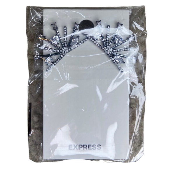 Express ✨ Silver Stud Earrings Nwt - Picture 4 of 4